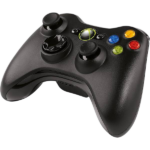 MANETTE XBOX 360 AVEC FIL NOIR