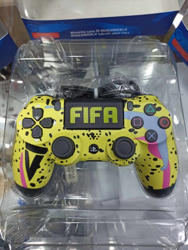 Manette PS4 Sans Fils FIFA YELLOW SKIN - Image 2