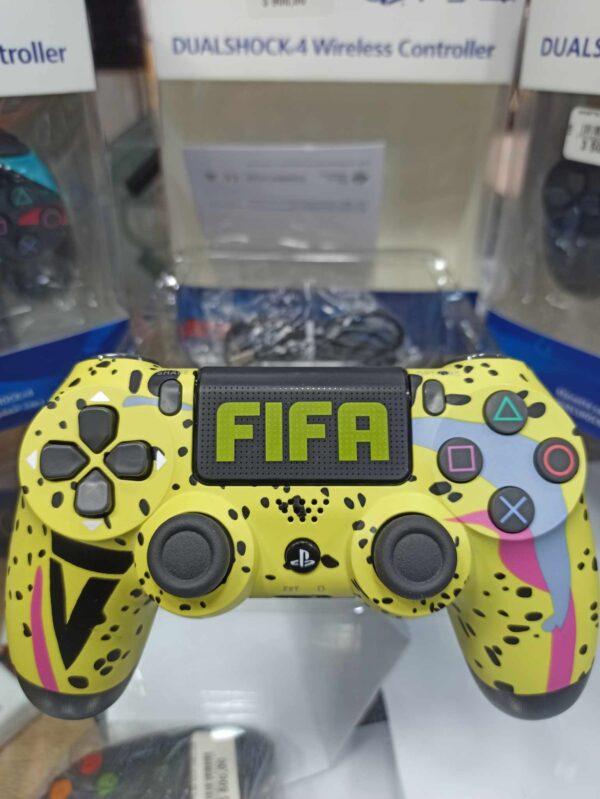 Manette PS4 Sans Fils FIFA YELLOW SKIN - Image 3