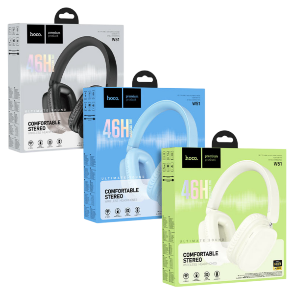 Casque Hoco “W51 Delightful” wireless wired - Image 2