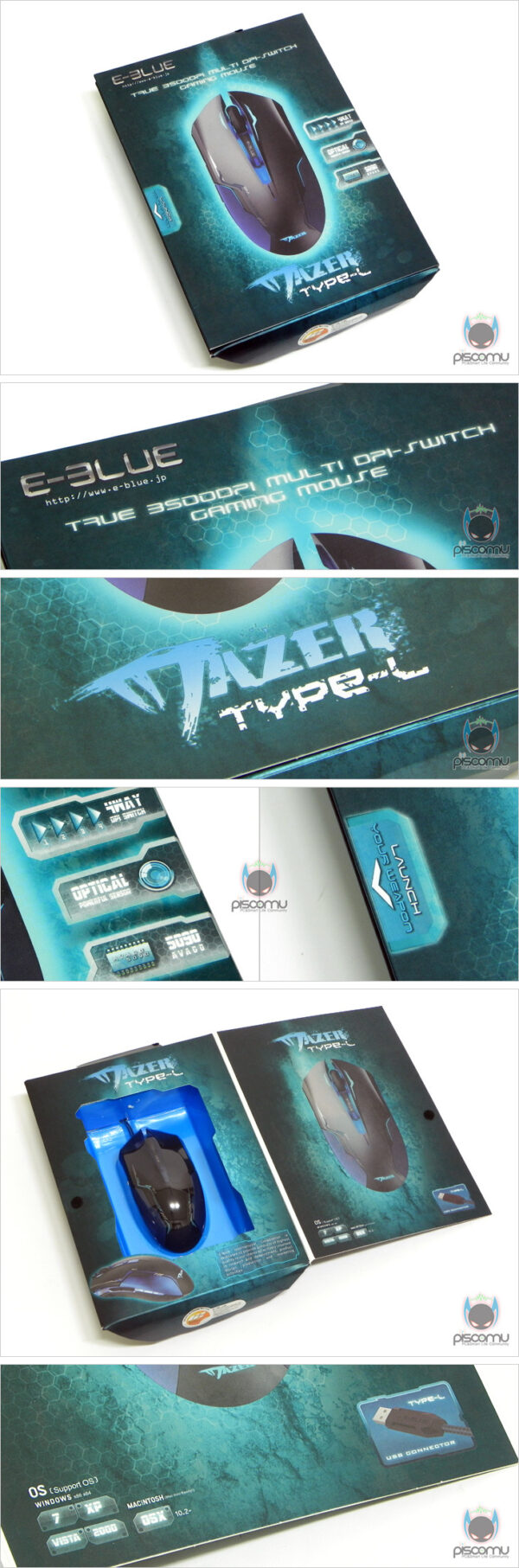 Souris E-Blue Mazer Type-L Auroza EMS144 - Image 2