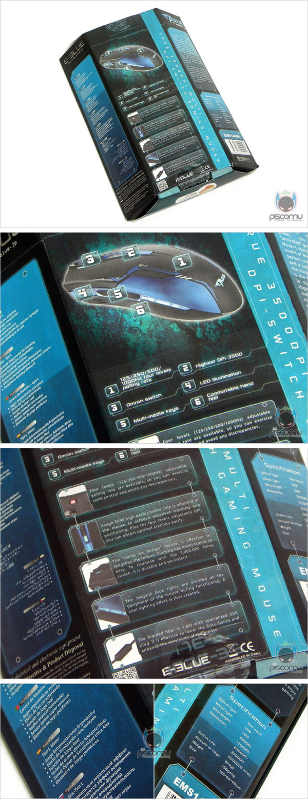 Souris E-Blue Mazer Type-L Auroza EMS144 - Image 8