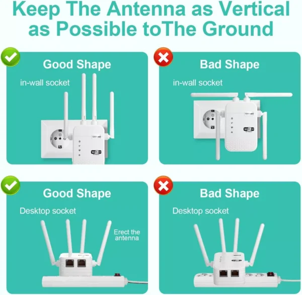 WiFi Extender Signal Booster Repeater Dual Band - Image 2